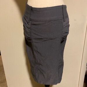 MyLove Size 6 Gray Fitted Pencil Skirt Workwear